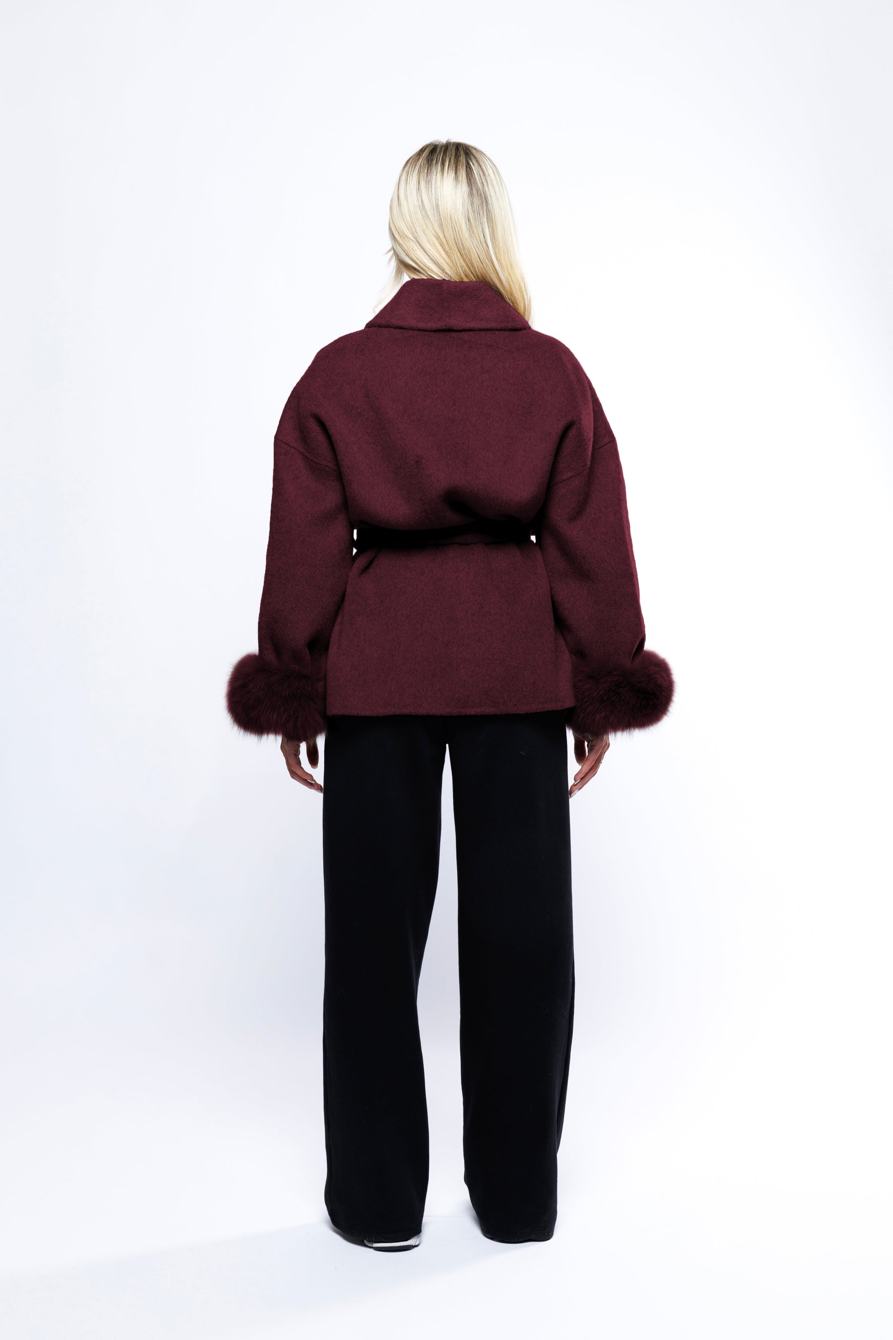 Blazer Aveludado com laço - Purpura
