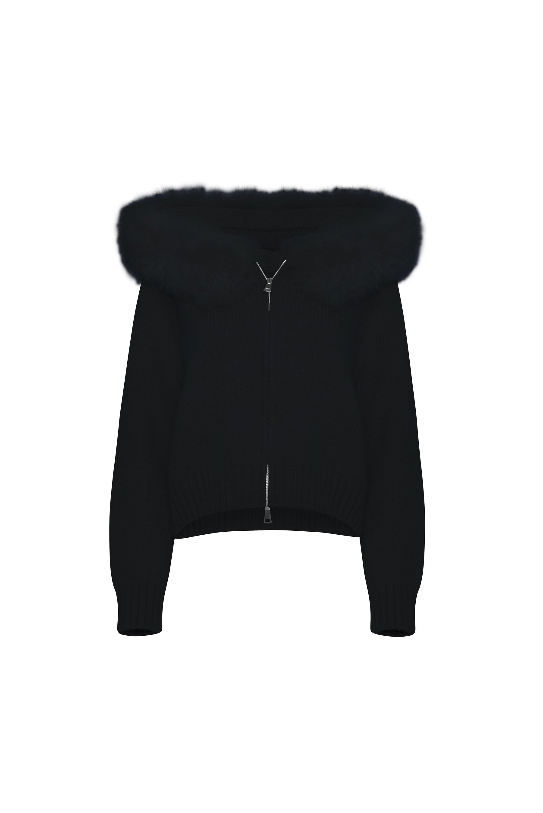 Cardigan Aveludado - Preto